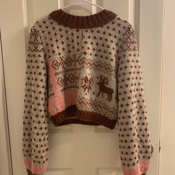 NWOT Free People Snow Globe Sweater - Picture 2 of 4